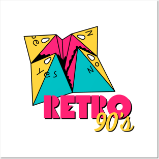 Retro 90’s Style Fashion and Decor Posters and Art